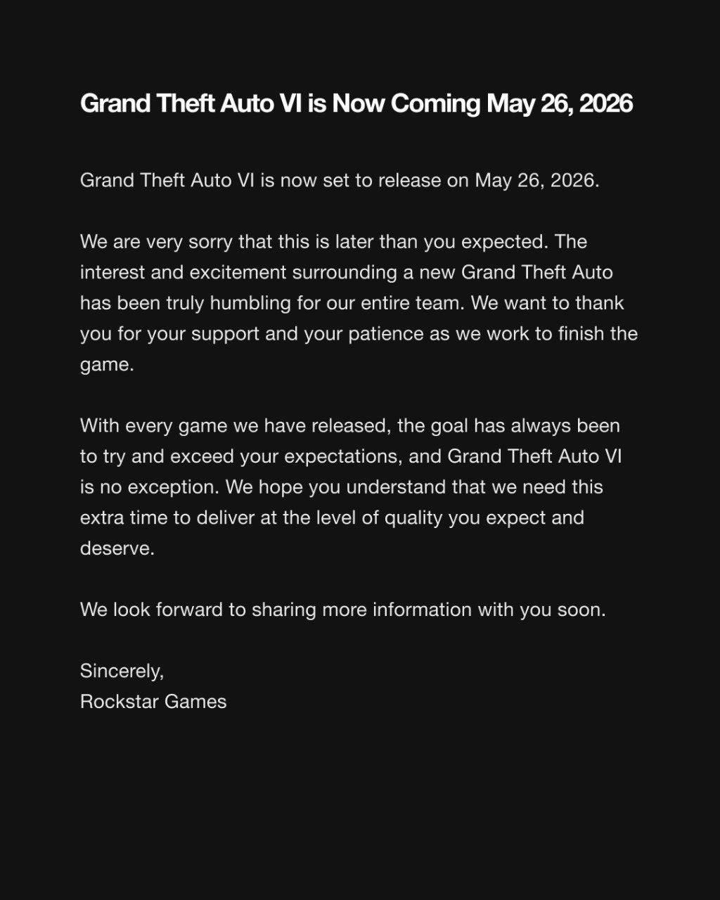 GTA VI
