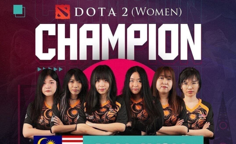 مالزی قهرمان رشته Dota 2 (زنان) رقابت های GEG 2023 شد