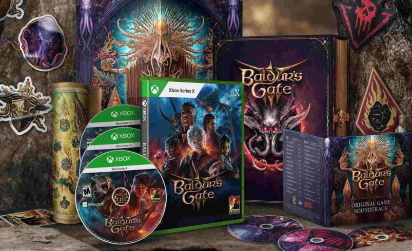 نسخه فیزیکی بازی Baldurs Gate 3