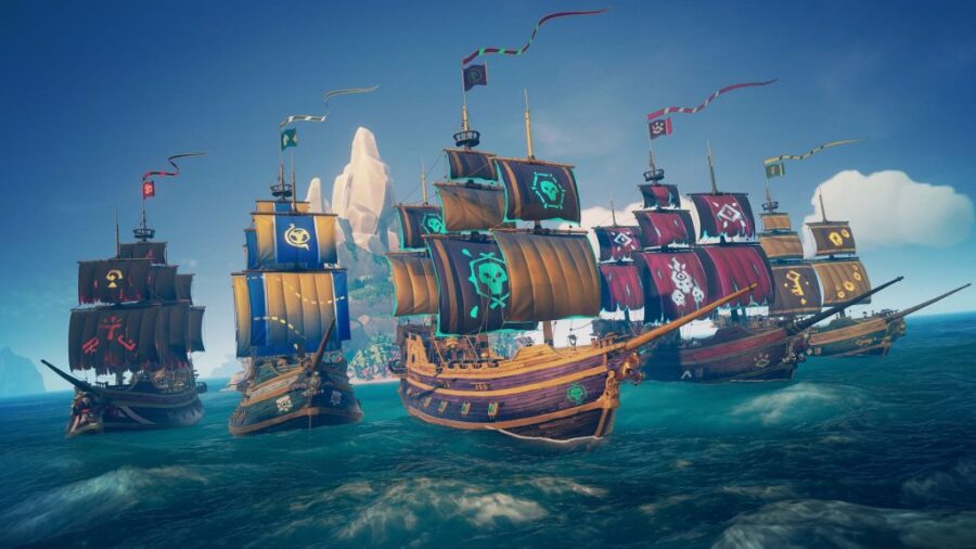 تعداد کشتی های Sea of Thieves