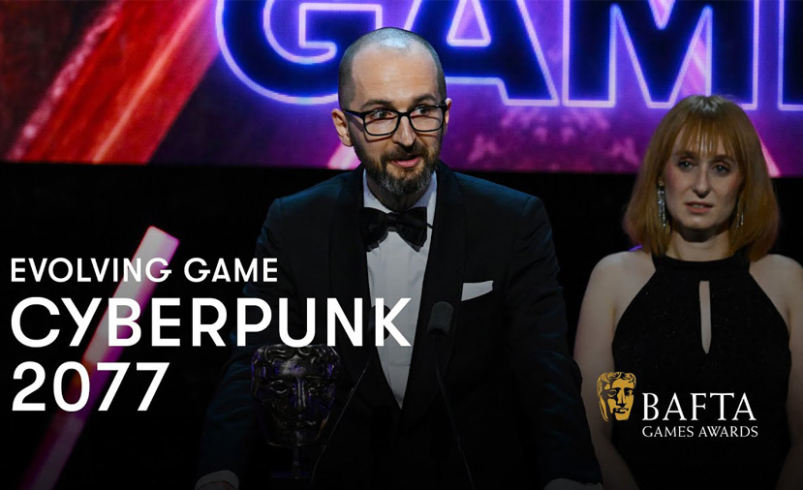بازی Cyberpunk 2077 در مراسم بفتا