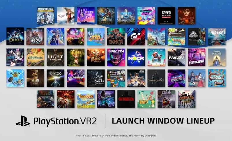 اولین بازی های PS VR2