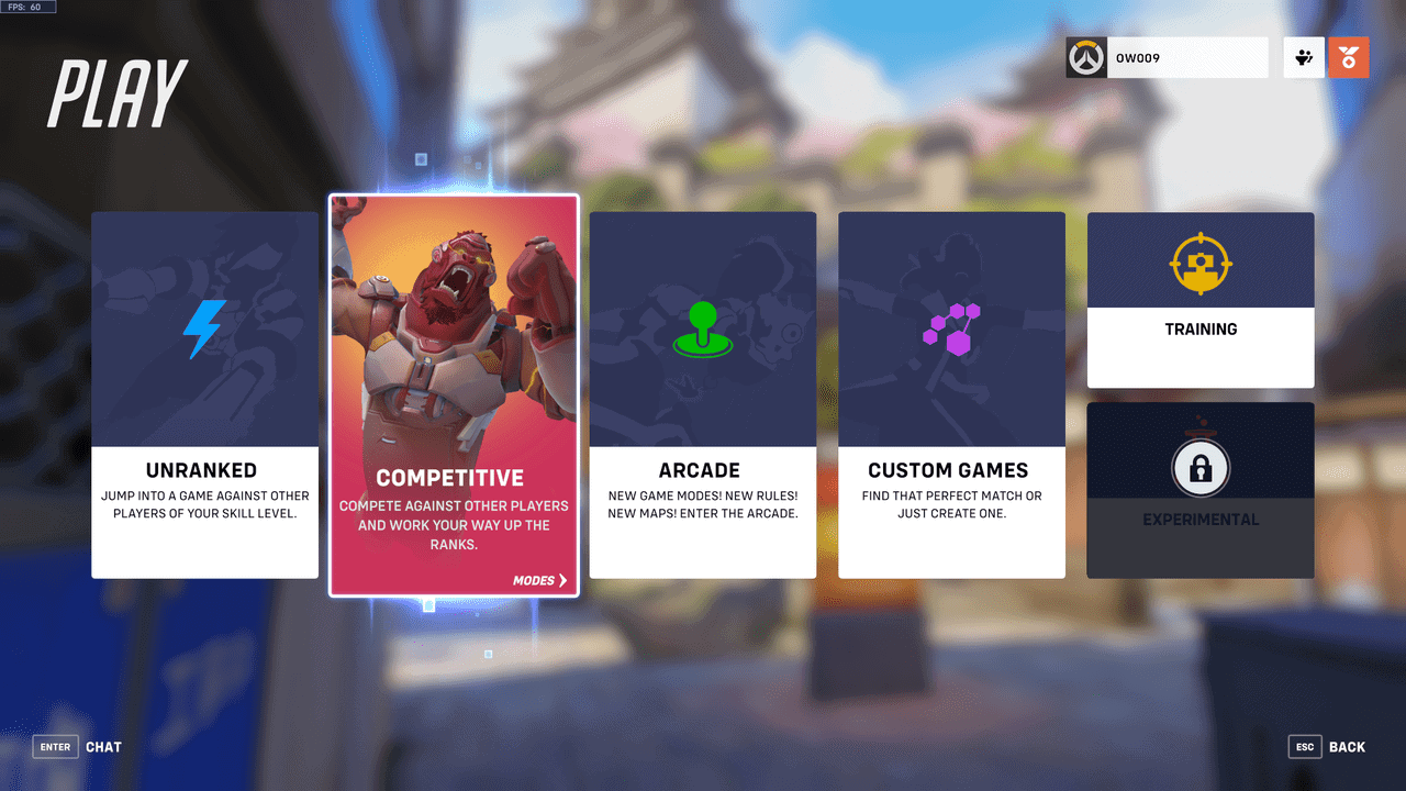 مود Competitive Play در Overwatch 2