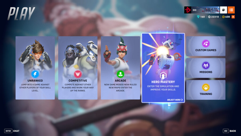 مود Hero Mastery در Overwatch 